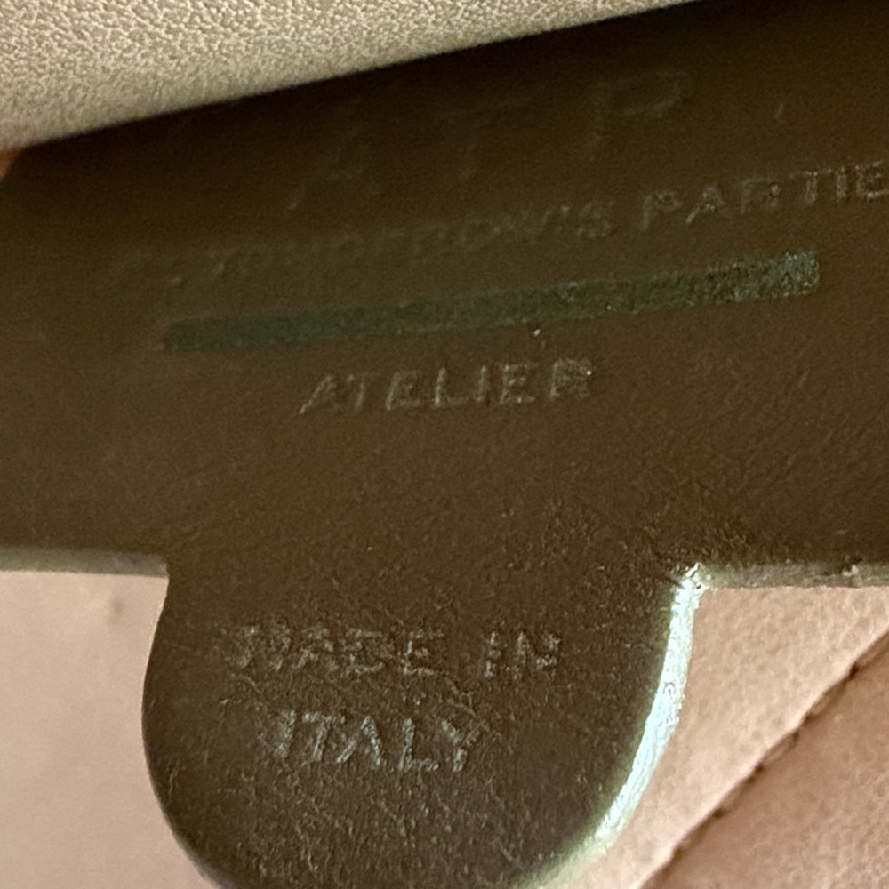 ATP Atelier Olive Suede Shoulder Bag - Picture 9 of 9